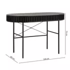 Bureau Ovitties 120x60 cm avec lamelles noires
