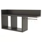 Étagère murale Paires avec crochets anthracite