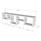 Étagère murale Amisa jaune