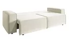 COPERTINO Canapé d'angle convertible 232 cm velours vert