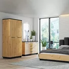 COLLARD Armoire 2 portes 90 cm, portes ouvertes