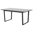 ADHAFERA Table noir 160x90 cm