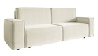 COPERTINO Canapé d'angle convertible 232 cm velours vert