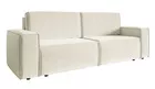 COPERTINO Canapé d'angle convertible 232 cm velours vert