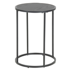 KRAPINA Table basse diamètre 40 cm noir