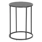 KRAPINA Table basse diamètre 40 cm noir