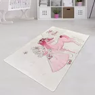 DINKLEY Tapis pour chambre d'enfant Princess 140x190 cm