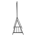 ELDIE Portemanteau avec étagère à chaussures noir