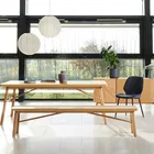 Banc d'entrée Siraca 36x200 cm, bois